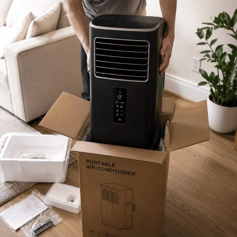 Portable air conditioner user experience