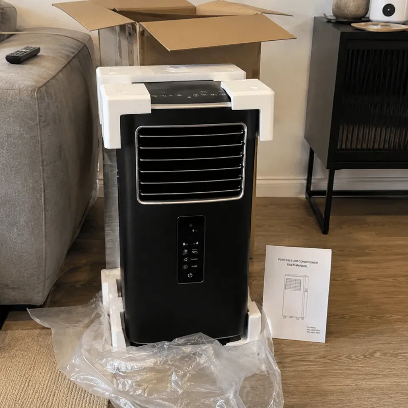 Portable air conditioner at home